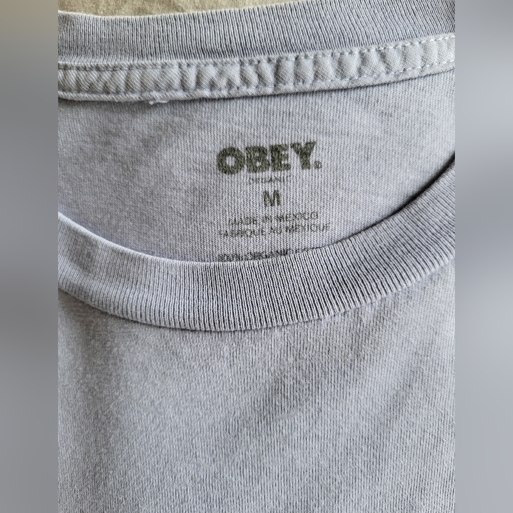 Obey Earth Graphic Tee in Light Blue - Medium - Picture 5 of 8
